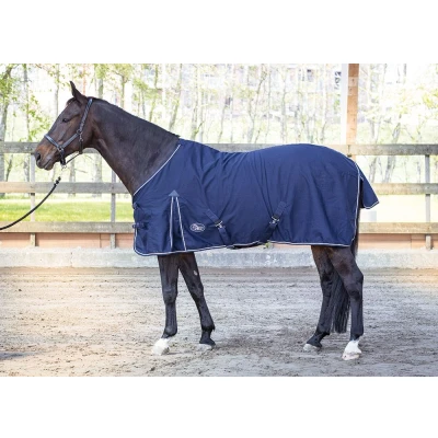 Abbildung von Harry&#039;s Horse Sommerdecke Honeycomb Dunkelblau Unterlänge: 155 cm &amp; Rückenlänge: 115