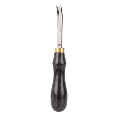 Abbildung von Kantenanleimmaschine Leder Holzgriff Handwerkliches scharfes Kantenschneidewerkzeug, 4 mm/6 mm/8 mm/10 mm Optional(8mm)