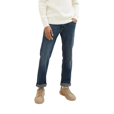 Abbildung von TOM TAILOR Herren Marvin Straight Jeans, 10127 Tinted Blue Denim, 30/30