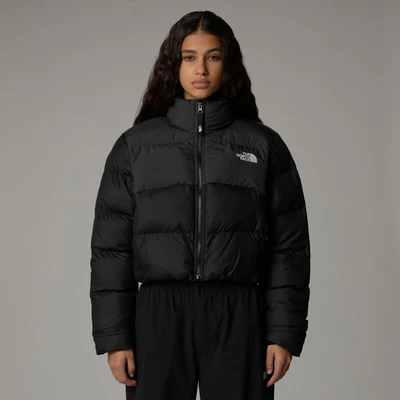 Abbildung von The North Face Cropped Saikuru Winterjacke, Damen, Größe: XXL, Black/asphalt grey