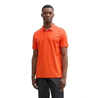 Abbildung von TOM Tailor Denim Poloshirt, Herren, Größe: XS, Tomato red