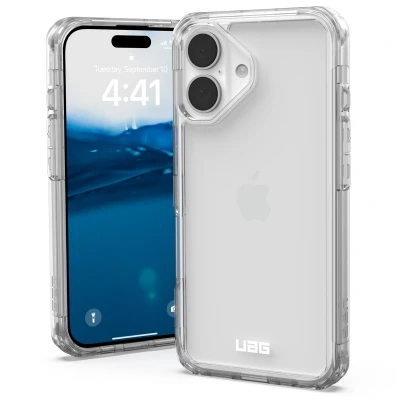 Abbildung von Apple iPhone 16 Hülle Kunststoff UAG Hard Case/Backcover Handyhülle Transparent Shockproof/Stoßfest