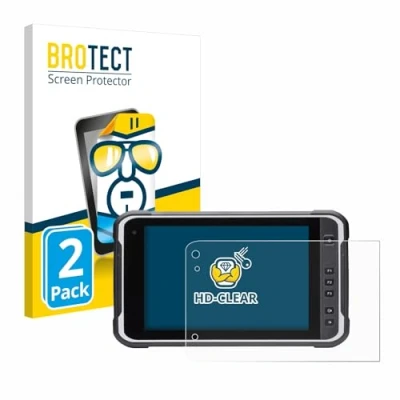Abbildung von BROTECT (2 Stück Schutzfolie für Handheld Algiz RT8 Displayschutz Folie Ultra Klar