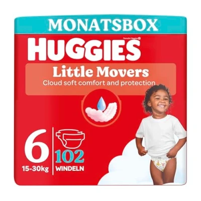 Abbildung von Huggies Baby Windeln Little Movers, Disney Design, Größe 6, 102 St. (3 x 42), Monatsbox