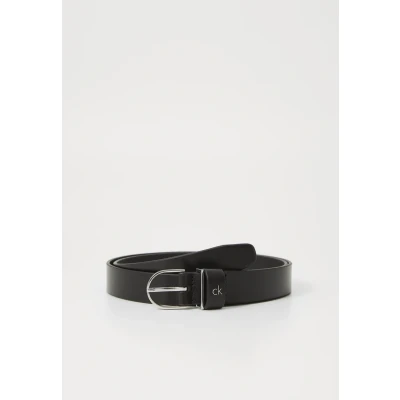 Abbildung von Calvin Klein LOOP Round Buckle Gürtel, Damen, Größe: 90, Black