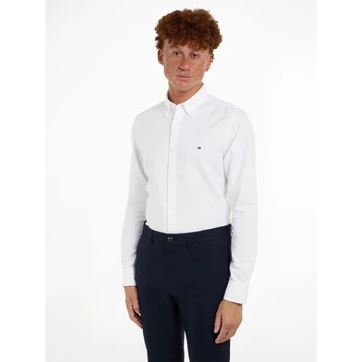 Abbildung von Tommy Hilfiger Langarmhemd OXFORD DOBBY SF SHIRT