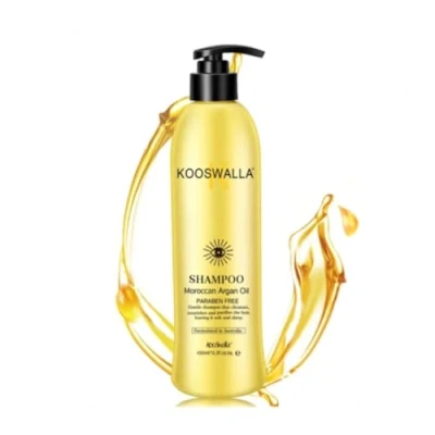 Abbildung von Svadia Marokkanisches Argan öl Shampoo 450ml Pflege, Stärkung und Glanz mit Infusion Reduziert Frizz Für alle Haartypen Frei von Mineralölen, Sulfaten Parabenen