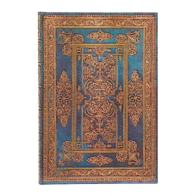 Abbildung von Blue Luxe (Luxe Design) Midi Unlined Hardback Journal (Elastic Band Closure)