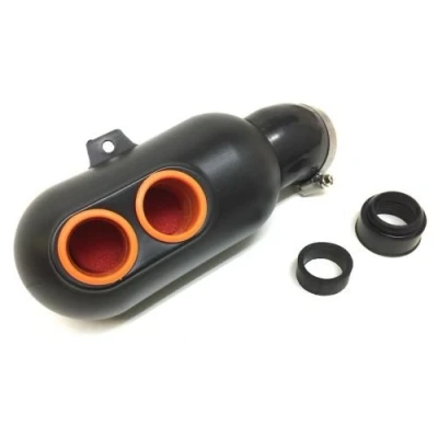 Abbildung von Tuning Doppel Luftfilter Airbox 28 35 50mm Motorrad Roller Mofa Moped Zündapp Hercules Kreidler