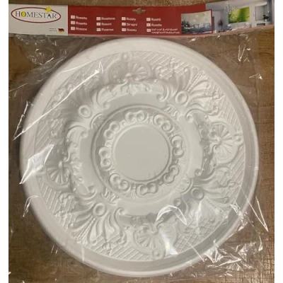 Abbildung von Homestar Decken Rosette &quot;Ira&quot; Ø = 53 cm, perfekte Akzente für Ihre Wohnräume