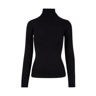 Abbildung von Urban Classics Turtleneck Strickpullover, Damen, Größe: 4XL, Black