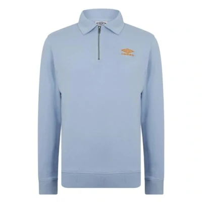 Abbildung von Umbro Herren Polo Sweatshirt Pullover, hellblau, S