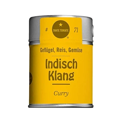Abbildung von Tante Tomate IndischKlang Curry Gewürzmischung 60g