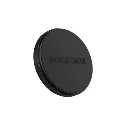 Abbildung von Rokform Low Pro Magnetische Handyhalterung, 2,5 cm Handymagnet für Auto, 3M VHB Klebehalterung lässt sich an fast jeder flachen Oberfläche befestigen, kompatibel mit allen Hüllen (schwarz)