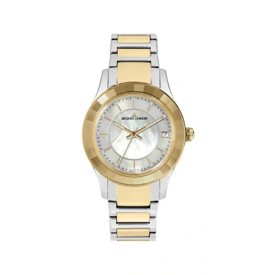 Abbildung von Jacques Lemans 1 2194F Damen Armbanduhr Venice Zweifarbig