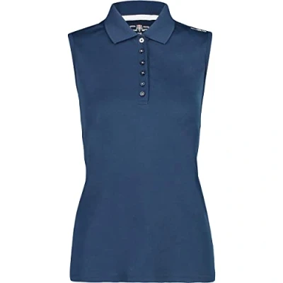 Abbildung von CMP Ärmelloses Poloshirt für Damen, Blauer Stein, D38