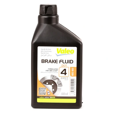 Abbildung von VALEO DOT 4 402402 Bremsflüssigkeit 0,5 VOLKSWAGEN: Passat B6 Variant, Tiguan I, Golf Schrägheck, AUDI: Q7, A3 A4 B5 Avant
