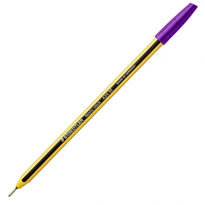 Abbildung von STAEDTLER Packung mit 10 Kugelschreiber NORIS STICK Farbe Violett