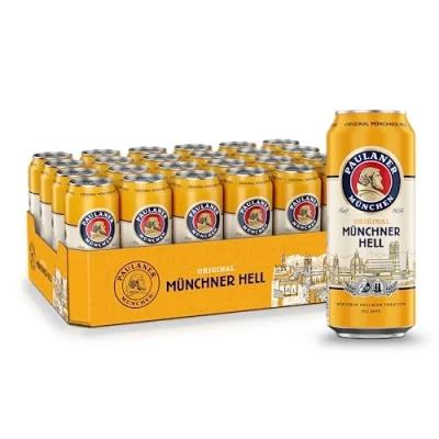 Abbildung von Paulaner Original Münchner HellHelles Bier spritzig mildEINWEG(24x0,5l)