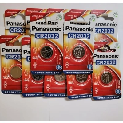Abbildung von Panasonic CR2032 Lithium Knopfzellen 3 V Packung 12 Stück (12 einzelne Blister)