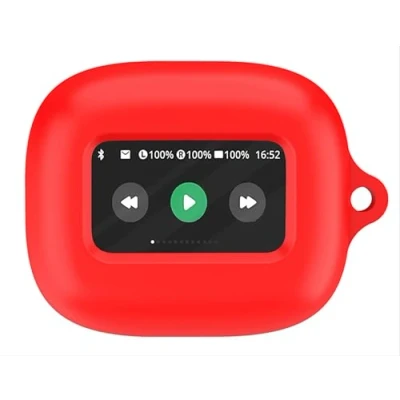 Abbildung von GIOPUEY Hülle Kompatibel mit JBL Live Beam 3, Silikon Stoßfeste Schutzhülle, Ultradünn Case Cover, Kein Geruch, Rot