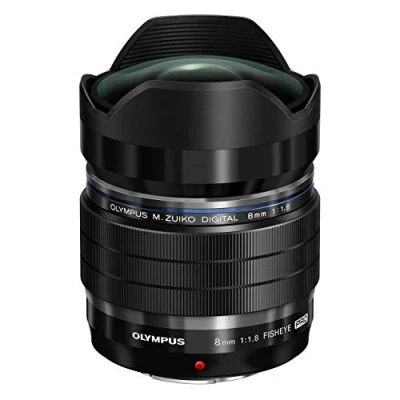Abbildung von Olympus M.Zuiko Digital ED 8mm F1.8 PRO Objektiv, lichtstarke Festbrennweite, geeignet für alle MFT Kameras (Olympus OM D &amp; PEN Modelle, Panasonic G Serie), schwarz