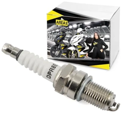 Abbildung von Area1 Motorrad Zündkerze Typ DPR8EA 9 (entstört) kompatibel mit