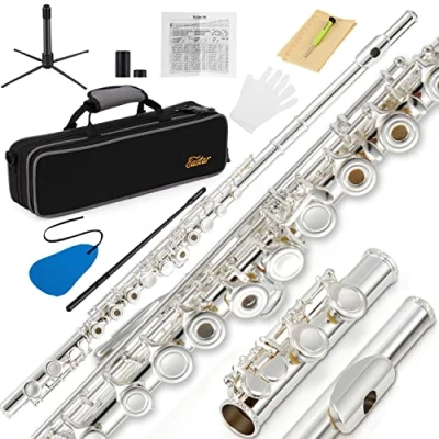 Abbildung von Eastar EFL 1 16 Keys Silver Plated Open/Close Hole C Flute
