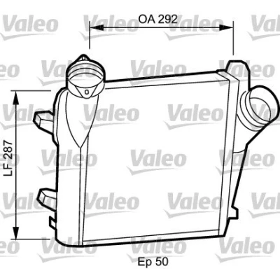 Abbildung von VALEO 818814 Ladeluftkühler Aluminium VOLKSWAGEN: Touareg I, II, AUDI: Q7, PORSCHE: Cayenne