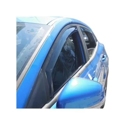 Abbildung von Windabweiser Regenabweiser kompatibel mit Ford Puma 2020 2024 Dunkel Acryl 4tlg