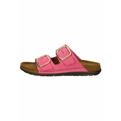 Abbildung von Rohde Pantolette flach, Damen, Größe: 36, Pink Schuhe