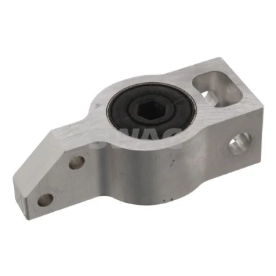 Abbildung von SWAG 32 93 4839 Querlenkerlager mit Halter Vorderachse links, unten, hinten, rechts Aluminium Gummimetalllager AUDI: TT Coupe, Roadster
