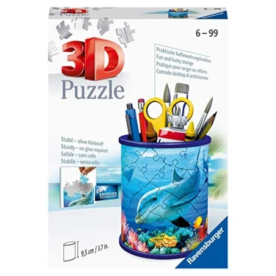 Abbildung von Ravensburger Puzzle 3D 11176 Utensilo Unterwasserwelt 54 Teile..., Puzzleteile