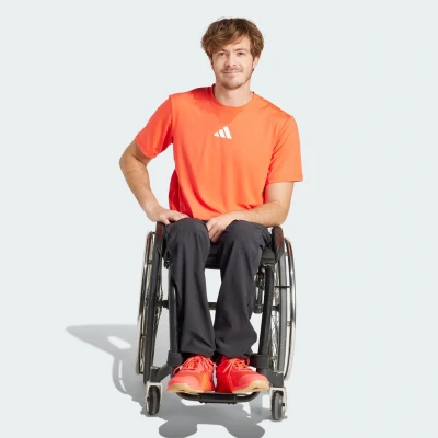 Abbildung von adidas Performance Adapt Workout TEE Sport Tshirt, Herren, Größe: Medium, Bright red white