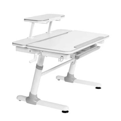 Abbildung von HOKO® Ergo Study Table COMPAKT Set, JoJo &amp; LUBU. Höhenverstellbar Kinderschreibtisch mit Neigung Einstellbarer Tischplatte und Butler Buch Halterung