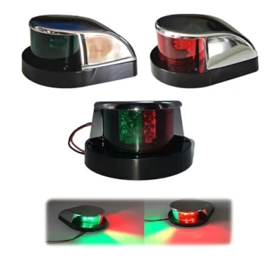 Abbildung von LNGJIN Navigationslichter für Boote,mit roter und grüner LED,Boot Positionslichter,Navigationslicht,Marine Boot Yacht LED Licht Signalleuchte,Marine Ankerlicht,für Marine Bootsponton