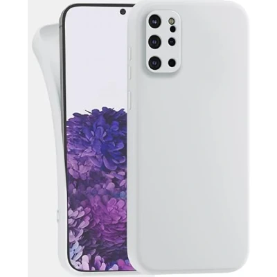Abbildung von MyGadget Hülle kompatibel mit Samsung Galaxy S20 Plus robuste Handyhülle TPU Case Slim Silikonhülle Back Cover Kratzfest Schutzhülle Matt Weiß