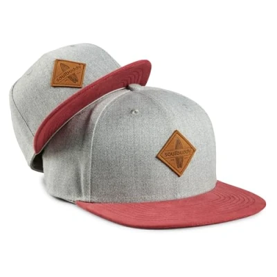 Abbildung von Soulbuddy Cap Herren Kinder 2er Set Familien Outfit Vatertagsgeschenk für Papa Geschenke zum Vatertag Geschenk Grau Rot One Size und Kids M