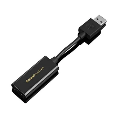 Abbildung von Creative Sound Blaster Play!3 USB DAC Verstärker und externe Soundkarte, schwarz