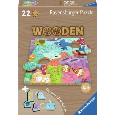 Abbildung von Wooden Puzzles Kids Farbenspiel der Meere
