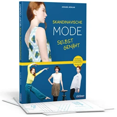 Abbildung von Skandinavische Mode selbst genäht. Schnittmuster für 24 Modelle in Originalgrößen von 36 bis 42