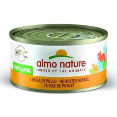 Abbildung von Almo Nature Hühnerschenkel 70g Katzenfutter, 24er Pack