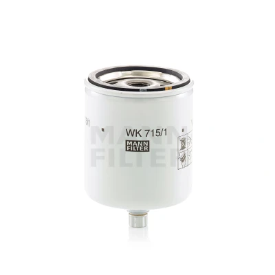 Abbildung von MANN FILTER WK 715/1 x Kraftstofffilter Anschraubfilter mit Dichtung