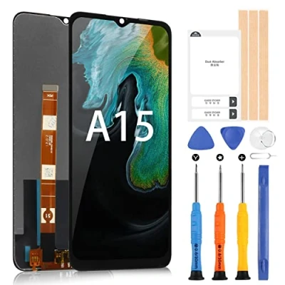 Abbildung von LCD Bildschirm für Oppo A15 CPH2185 A15S CPH2179 Display Touchscreen Montage Glas Digitalisierer mit Reparaturset 6,52 Zoll
