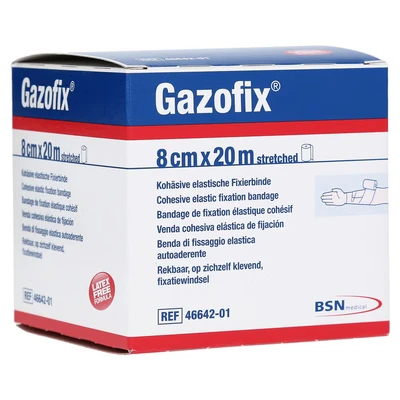Abbildung von Gazofix Fixierbinde Kohäsiv 8 cmx20 m 1 St