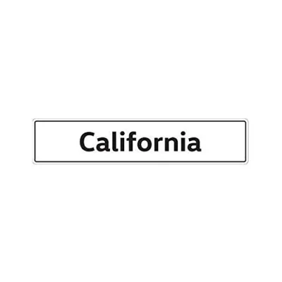 Abbildung von Volkswagen 7H7071801A Kennzeichenschild Nummernschild Kennzeichen Typenschild, mit California Schriftzug