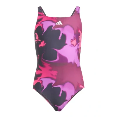 Abbildung von adidas Performance TIE DYE Badeanzug für Kinder, Größe: 170, Aurora black white