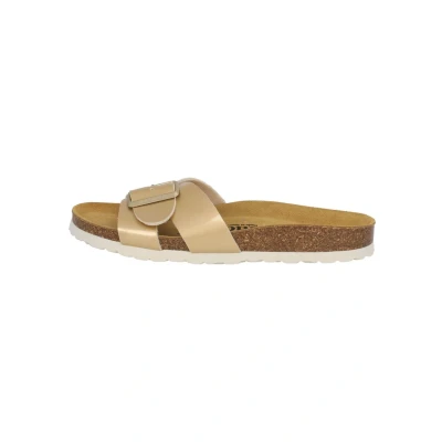 Abbildung von Palado Tinos Pantolette flach, Damen, Größe: 37, Gold metallic Schuhe