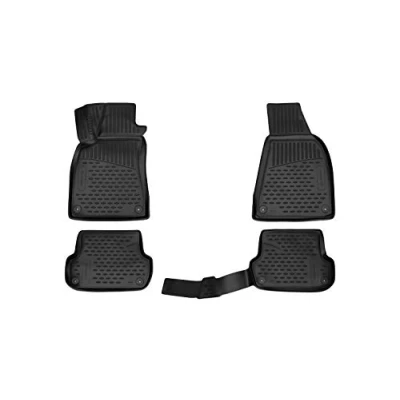 Abbildung von Element Passgenaue Premium Antirutsch Gummi Fußmatten Audi A4 (B6), Limousine