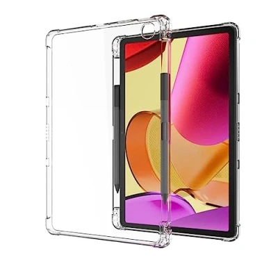 Abbildung von GIOPUEY Hülle für Amazon Fire Max 11, Weiche TPU Rückenschale, Dünne Abdeckung, Airbag Schutz, Case Kompatibel mit 11 3 transparentes